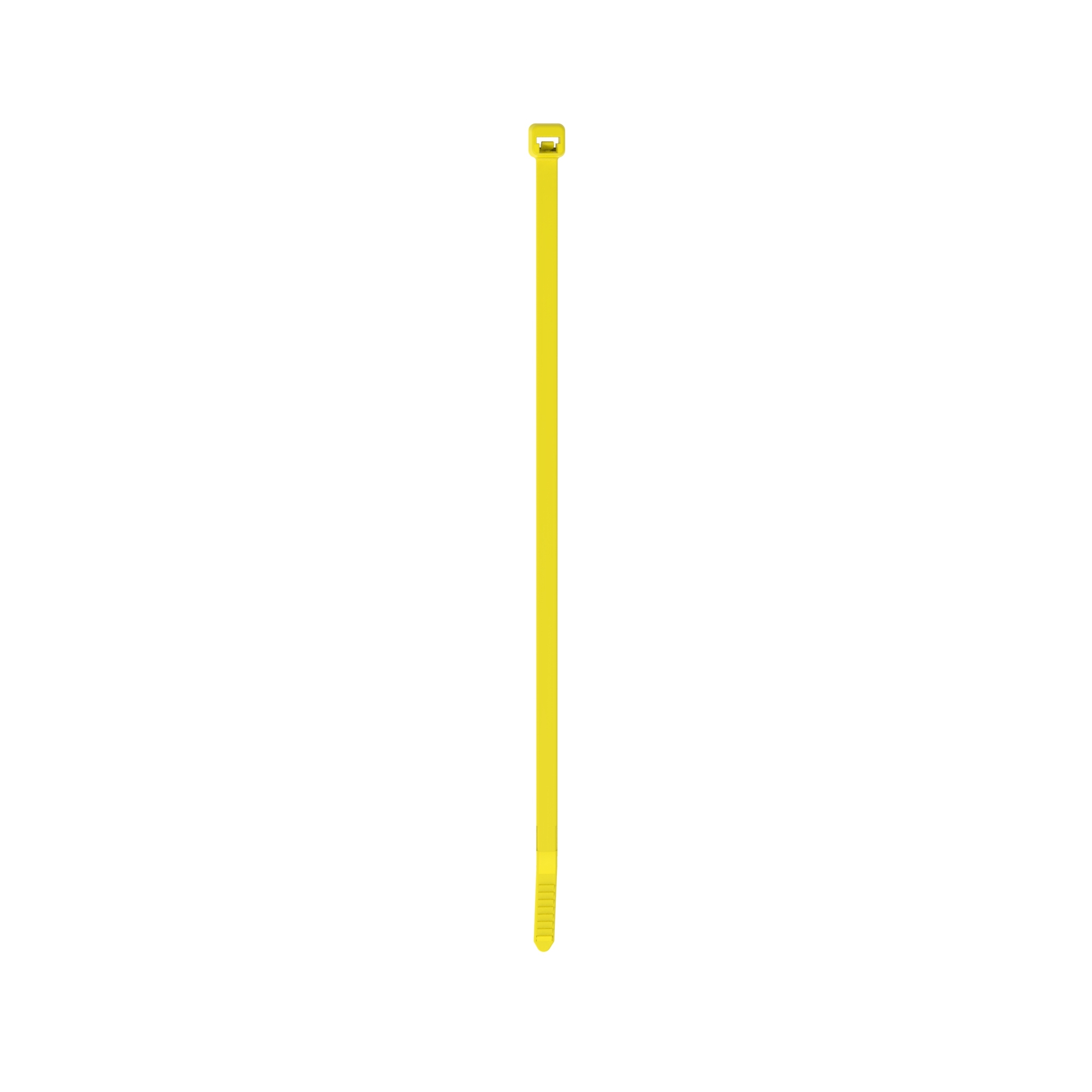 Pan-Ty PLT4S-M4Y Cable Tie, Yellow, PA6.6, 14.5"L, 50lb, PK1000