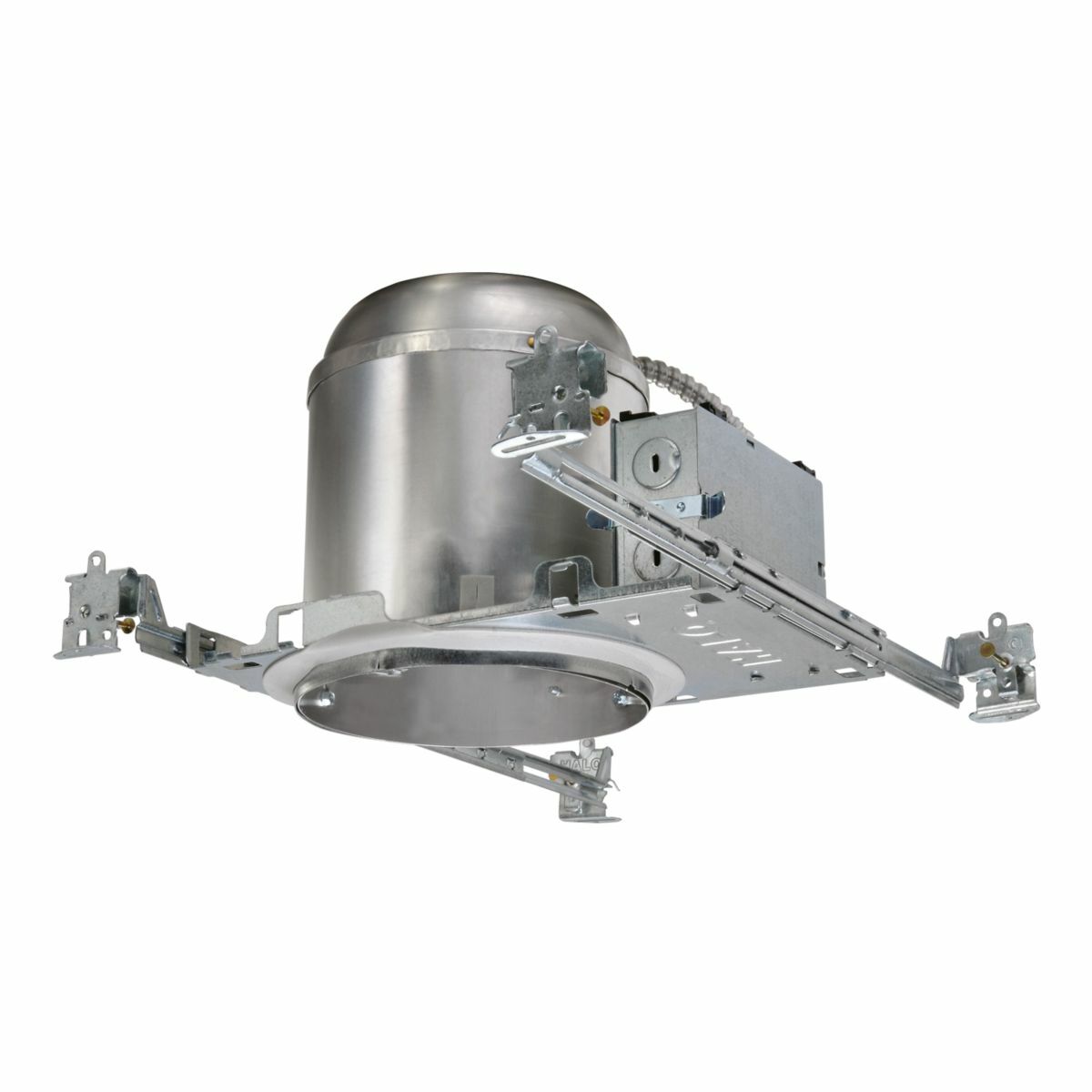 H750ICAT Halo H7 Series New Construction Round Recessed Downlight Housing, LED Lamp, IC Insulation, 120/277 V AC, 6-1/2 in Ceiling Opening, Aluminum Housing