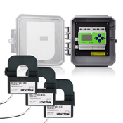 41OUB-1B VerifEye 4100 3-Phase 3/4-Wire Bidirectional DIN Rail Mount Universal Voltage Submeter Kit, 100 A, LCD Display, Modbus RTU/BACnet MS/TP Communication