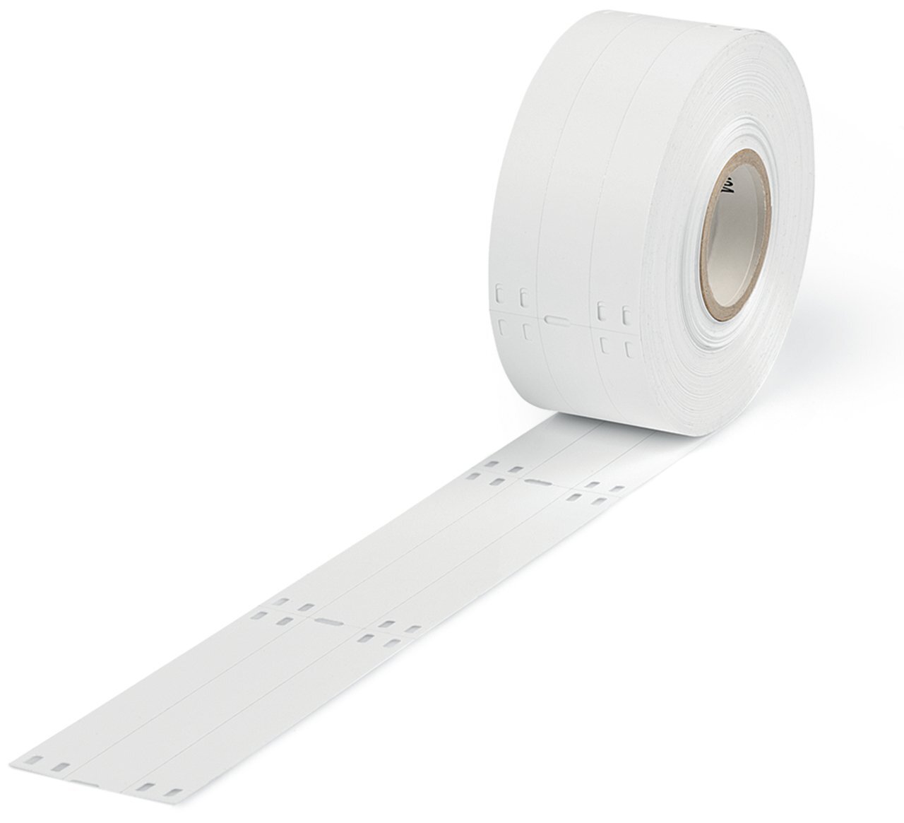 211-836 211 Thermal Transfer Marker, 15 mm L x 117.5 mm W, Polyester, White