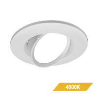 DCG621204KWH 6 in Aperture Dimmable Recessed LED Downlight, LED Lamp, 10.4 W Fixture, 120 V AC, Polymer Housing