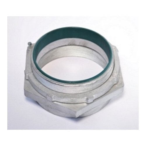 3161 Bridgeport Threaded Hub, 5 in, For Use With Rigid/IMC Conduit, Malleable Iron, Zinc Plated