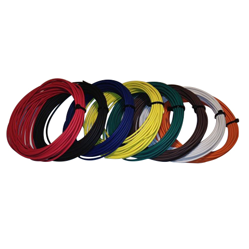 Machine Tool Wire (MTW), 18 AWG, 2/64 Stranded Conductor, Red/White, 500 Foot Reel