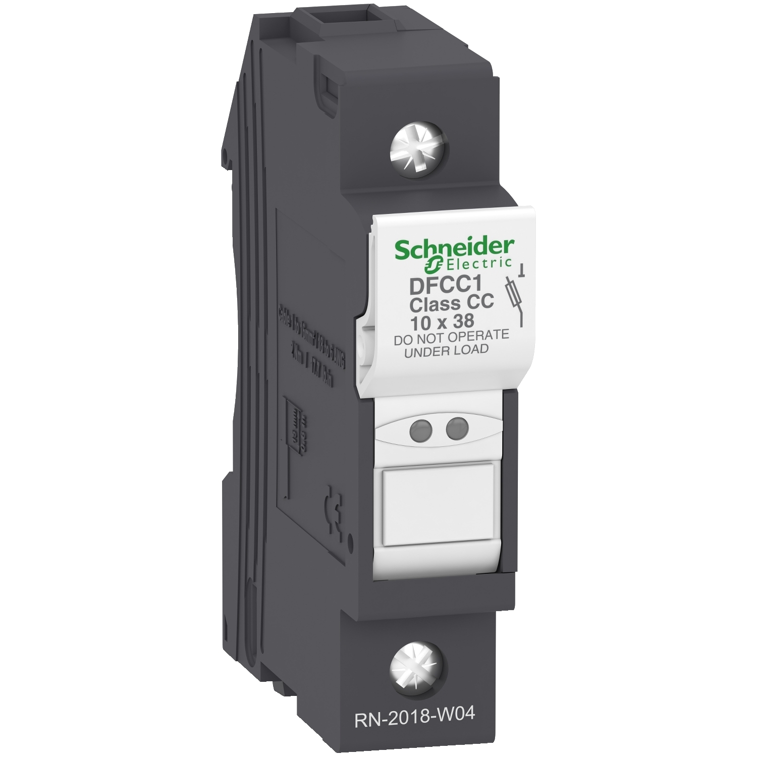 DFCC1 TeSys Fuse Holder, 690 V AC, 30 A, 16 to 10 AWG Wire, 1 Pole