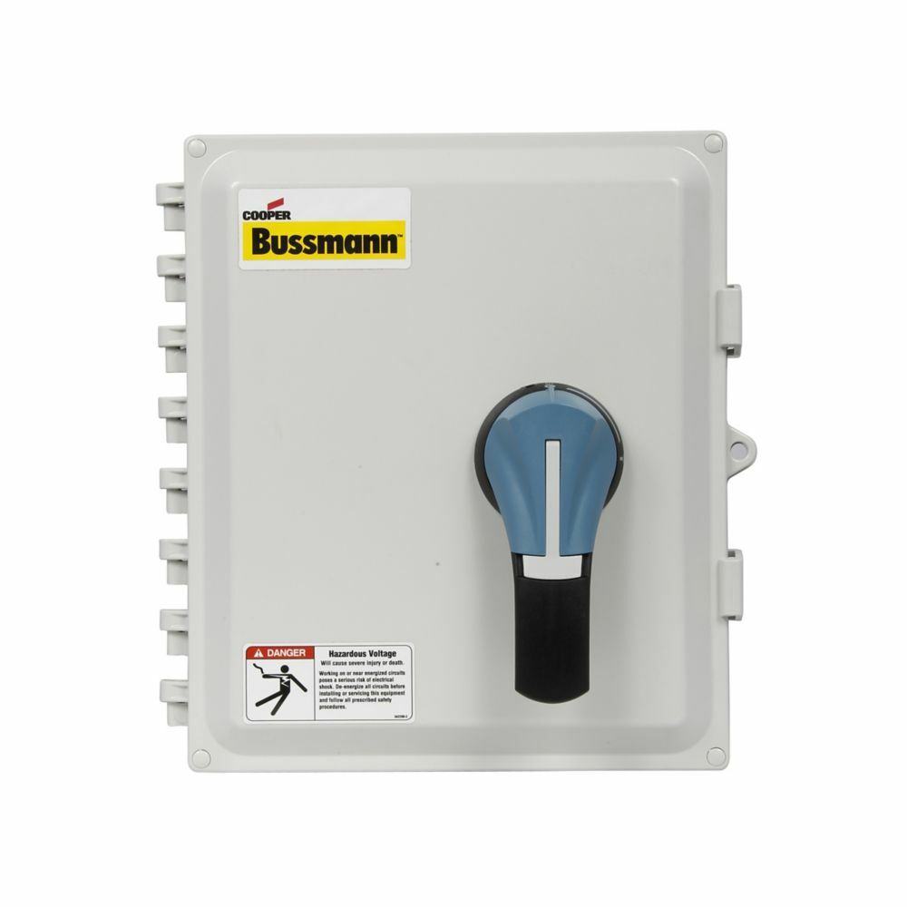 ER4P-060CF3PR Series Enclosed Rotary Disconnect Switch, 600 V, 60 A, 50, 60 Hz
