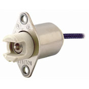 554 1-Circuit Keyless Plunger End Lampholder, 3000 W Lamp, 600 V AC, R7s/RX7s Lamp