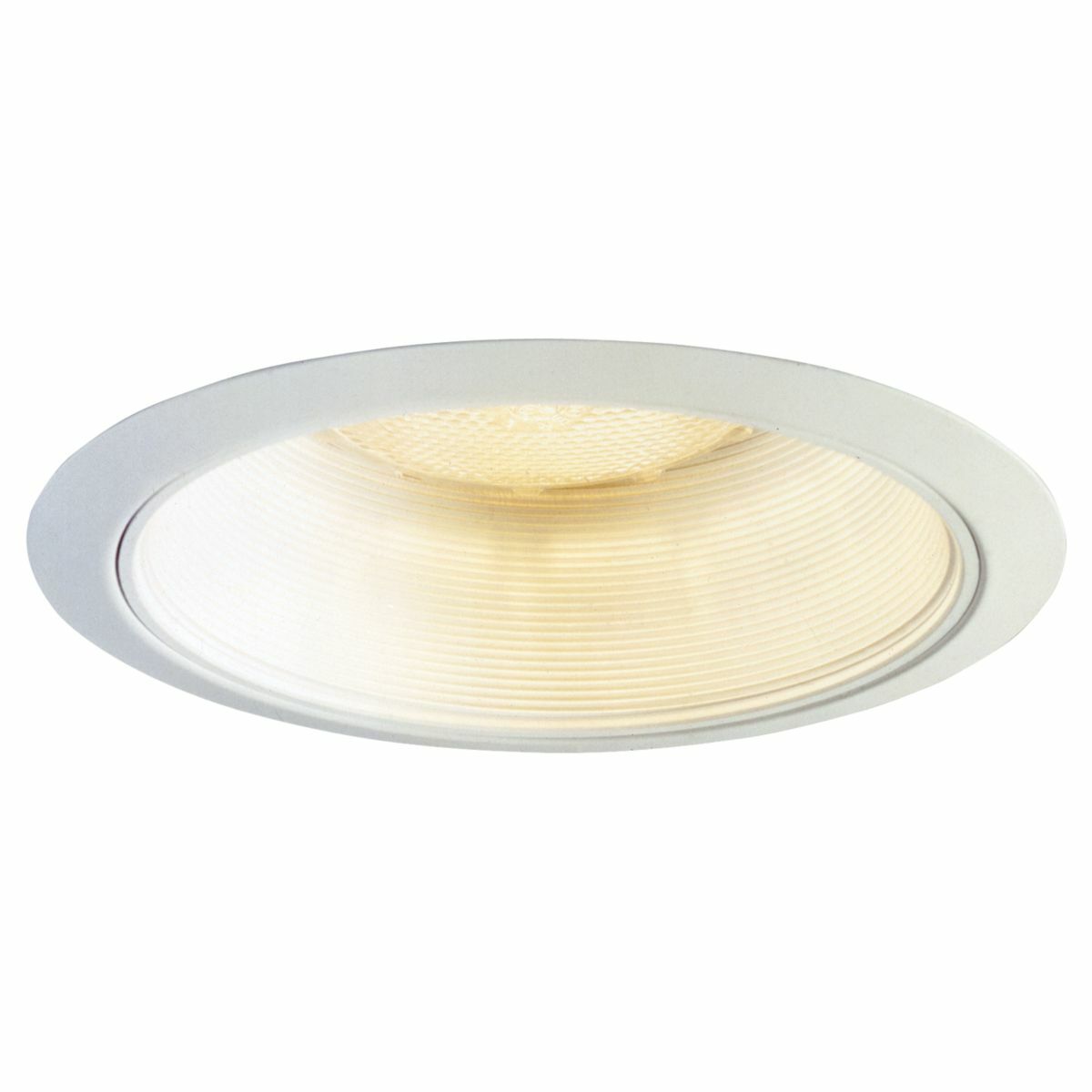 310W Halo H7 310 Round Baffle Trim, 6 in Dia Inside x 7-1/4 in Dia Outside, Incandescent Lamp, For Use With H7ICT, H7ICAT, H7RICT and H7RICAT Housing, Plastic
