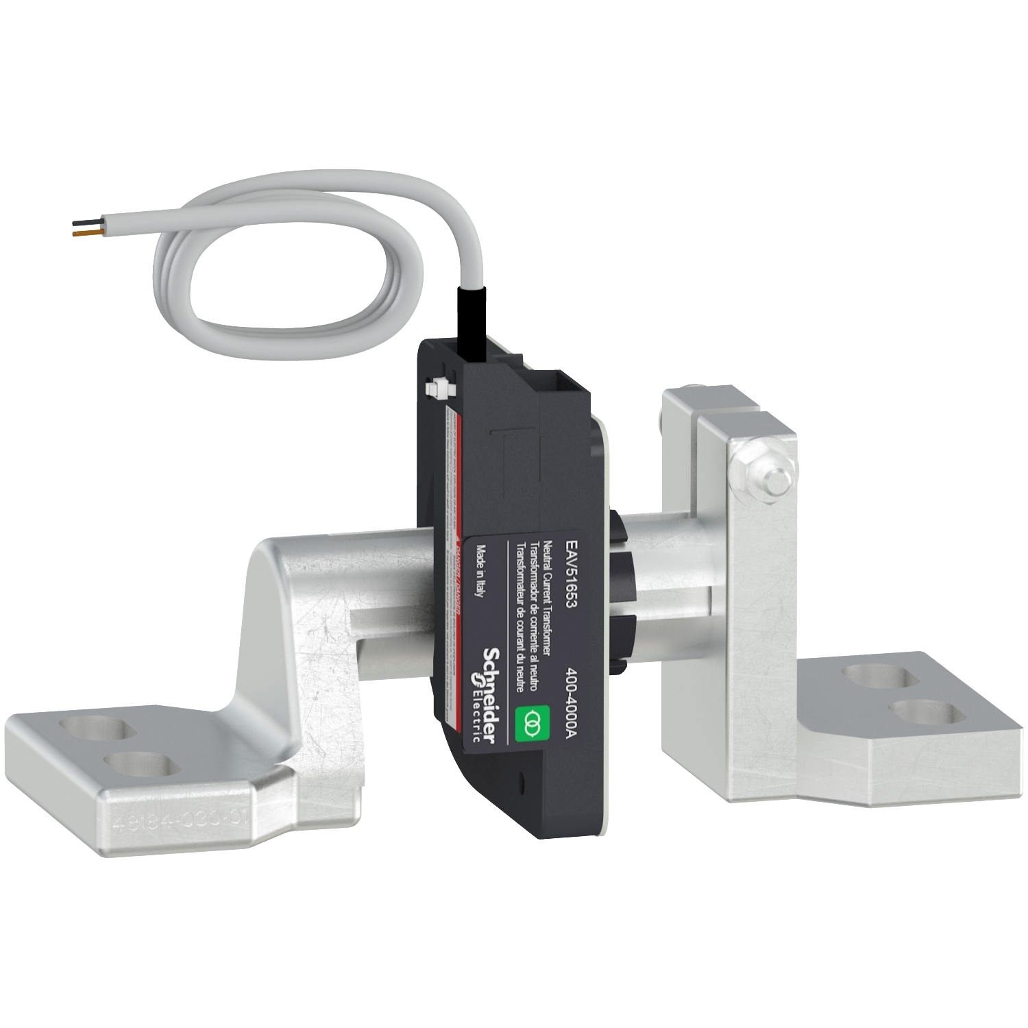 LV833576SP TCE External Sensor, For Use With Masterpact MTZ1, MTZ2 Circuit Breaker, 400/1600 A, Neutral + Earth Fault Protection Current Transformer
