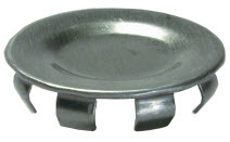 KO150 Snap-In Knockout Seal, 1-1/2 in Hole, Steel, Zinc Plated