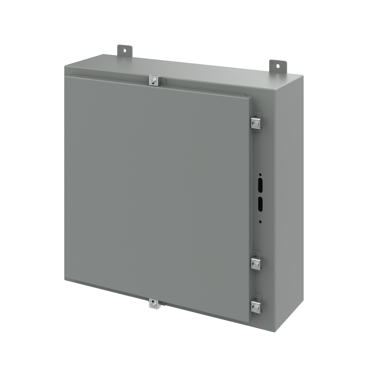 A24HS2508LP A19 Disconnect Enclosure With Clamp, 24 in L x 25.38 in W x 8 in D, NEMA 4/IP66 NEMA Rating, Steel