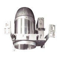17014A Shallow Recessed Housing, Incandescent Lamp, IC Insulation, 120 V AC, 6-1/2 in Ceiling Opening, Aluminum Housing