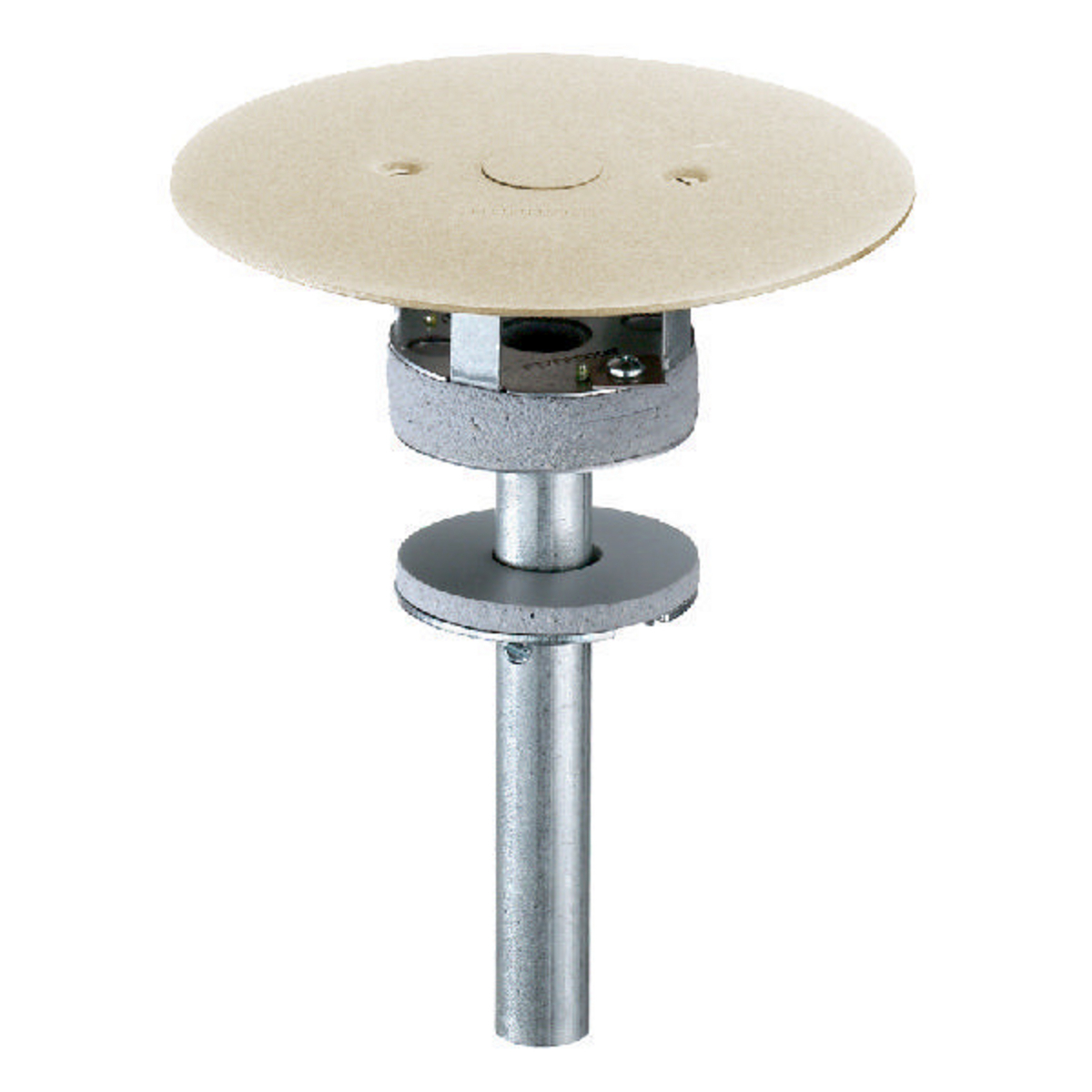 PT7FFSDI 1-Piece 1-Service Flush Standard Sized Poke-Through Assembled Unit, 3 in Hole, 7 in Dia Cover, Composite