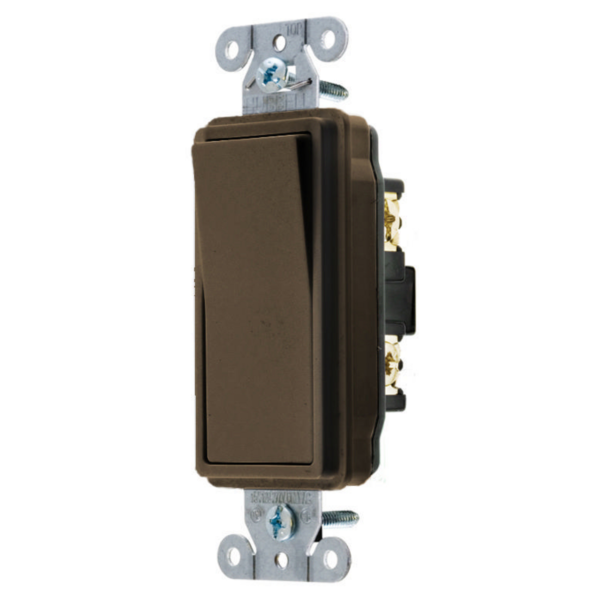 DS220B General Purpose Standard Specification Grade AC Decorator Switch, 120/277 VAC, 20 A, 5540 W Power Rating, 2-Position Contact
