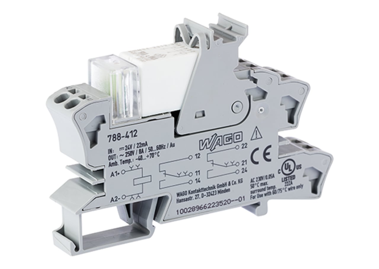 788-412 Relay Module, 24 V DC, 8 A