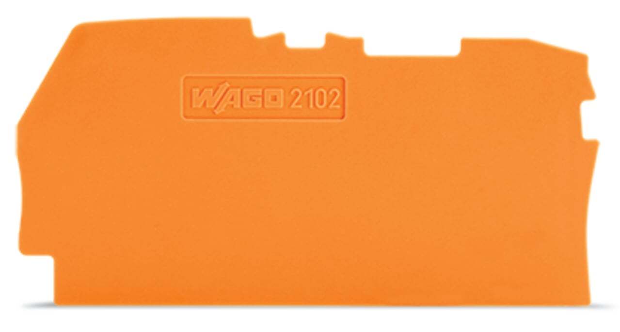 2102-1292 2102 Intermediate Plate, 1.29 in L x 0.03 in W x 2.42 in H, Polyamide