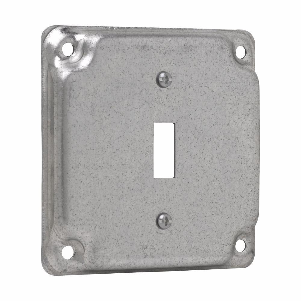TP512 Thepitt Cover, 4 in L x 4 in W, Raised Surface Cover, Steel