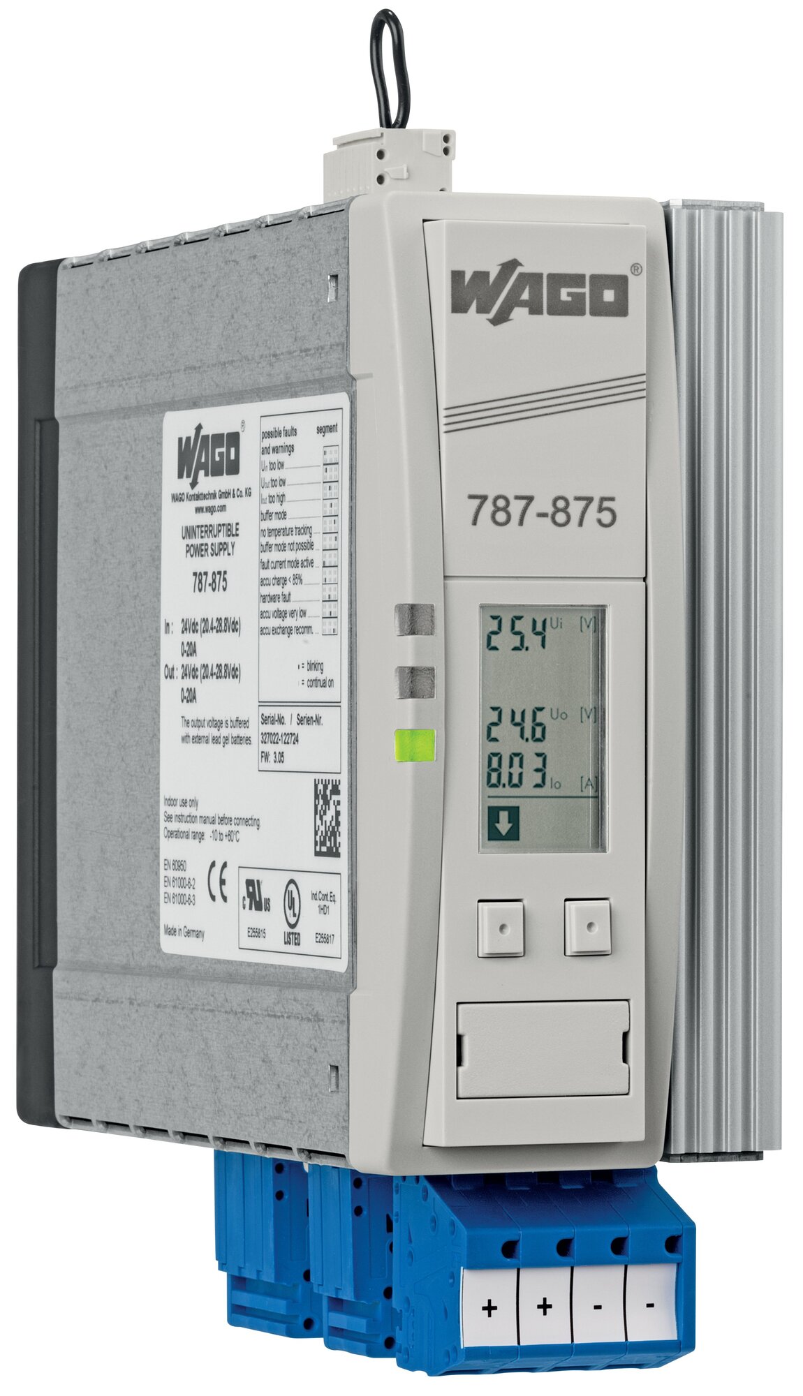 787-875, 24 V DC Input, 24 V DC Output, 20 A Power Rating
