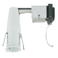 14101AR Low Voltage Remodel Recessed Housing, Halogen Lamp, Non-IC Insulation, 12 V AC, 5 in Ceiling Opening, Aluminum Housing