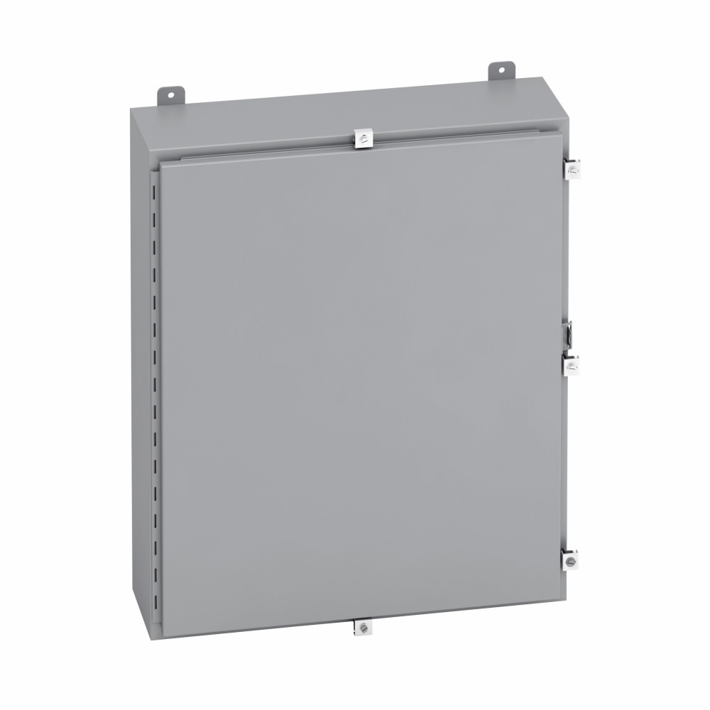 24166-4 1-Door Electrical Enclosure, 16 in W x 6 in D x 24 in H, NEMA 4/IP66 NEMA Rating, Carbon Steel