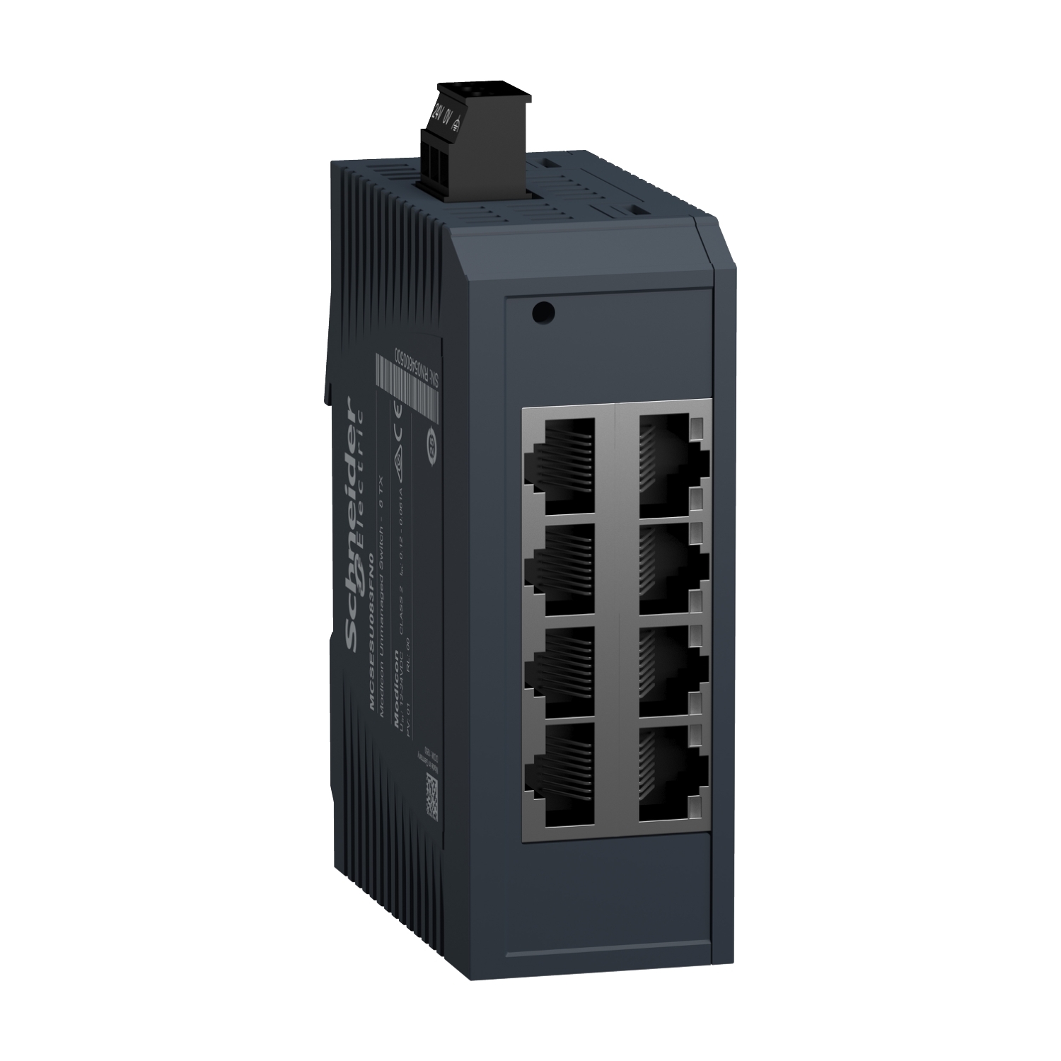 MCSESU083FN0 Modicon Transparent Ready Unmanaged Switch, 10/100BASE-TX Port, Ethernet TCP/IP Protocol