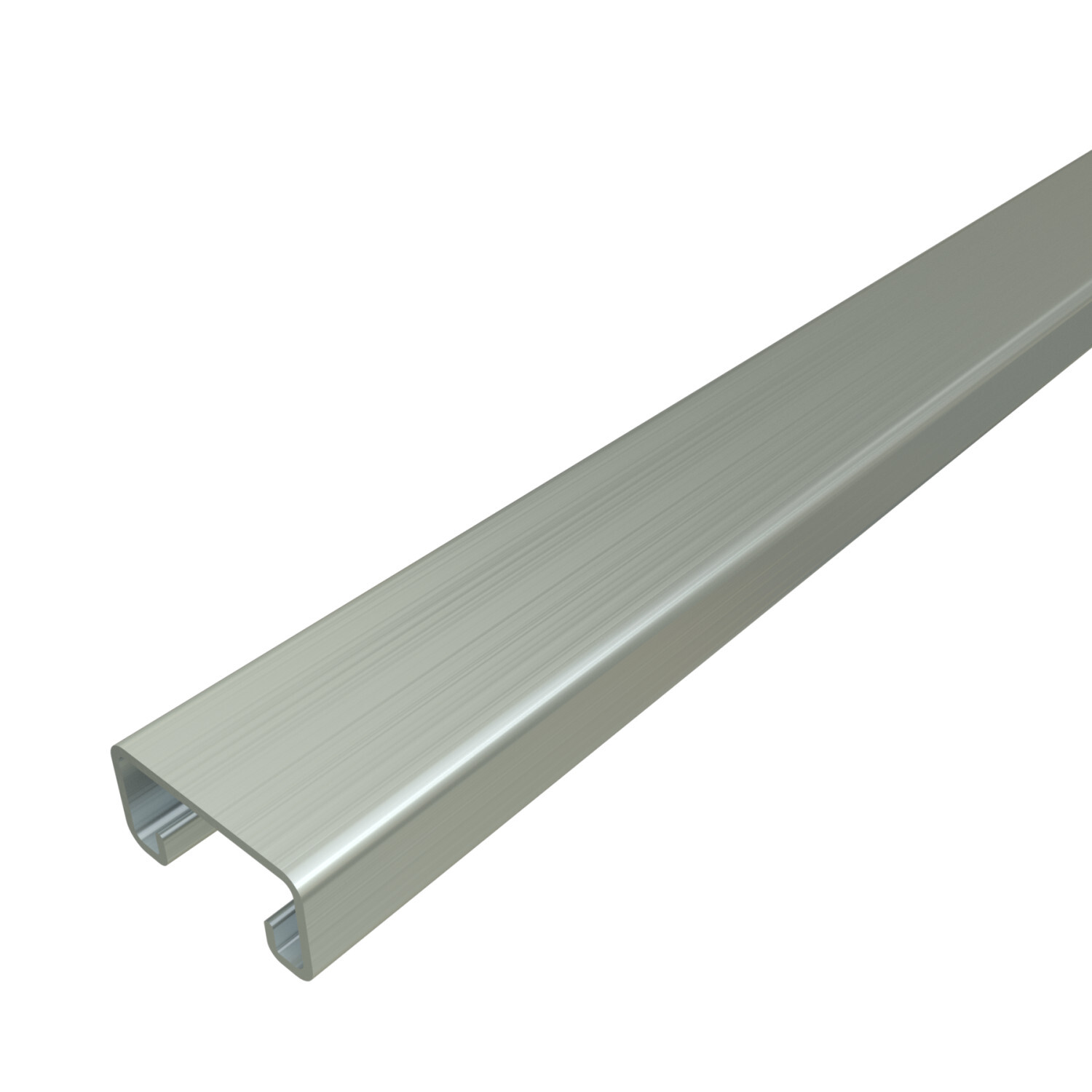 P4100-10HG P4100 Solid Channel, 10 ft L 1-5/8 in W 13/16 in D 14 ga THK, Low Carbon Steel, Hot Dipped Galvanized, Domestic