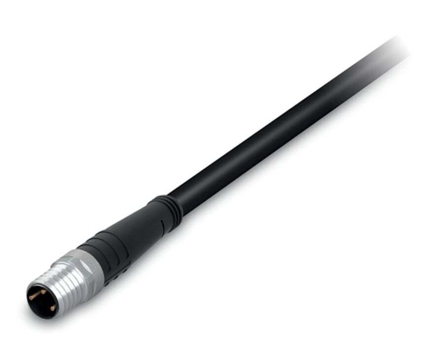 756-5111/030-015 Straight Sensor and Actuator Cable, 60 V AC/DC, M8 End Connection, 1.5 m L, Polyurethane