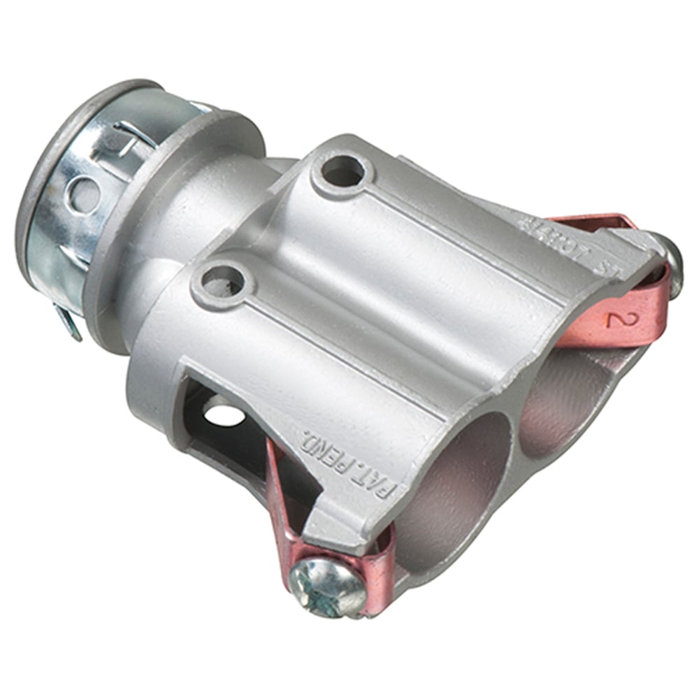 Stop wasting time with set screws, locknuts, and clamps. Instead, use Arlington's SNAP2IT line of connectors for quick and easy installations. The tool-less design accepts many cable types, simply snap the cable into the fitting and snap it into the box. That is all there is to it. The fitting is zinc die-cast for strength and longevity and is cULus listed. Fits a 3/4" knockout and supports two cables ranging between 0.525"-0.690" each.