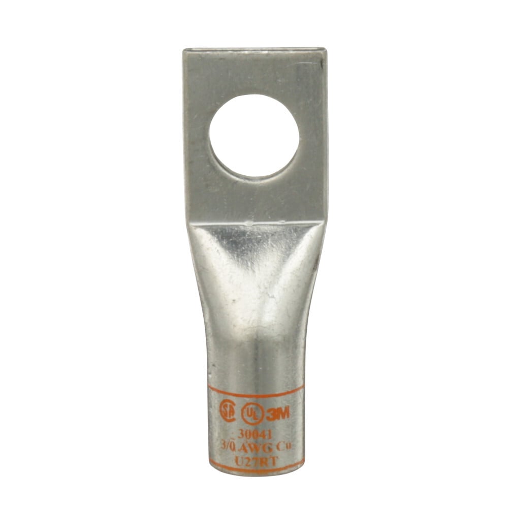 7000031397 Scotchlok 30000 Corrosion-Resistant One Hole Lug, 3/0 AWG Conductor Copper Conductor, 1/2 in Stud