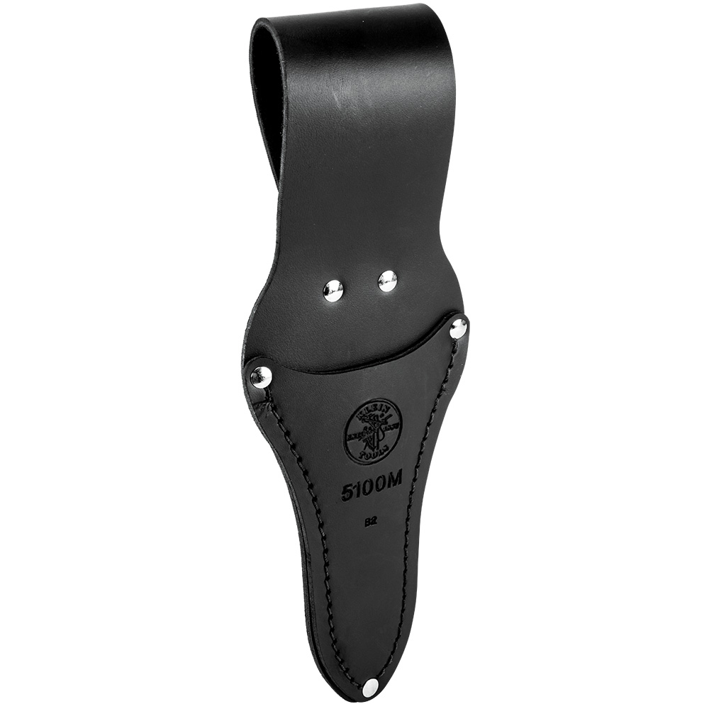 5100M Medium Tunnel Loop Scissor Holder, Leather, Black