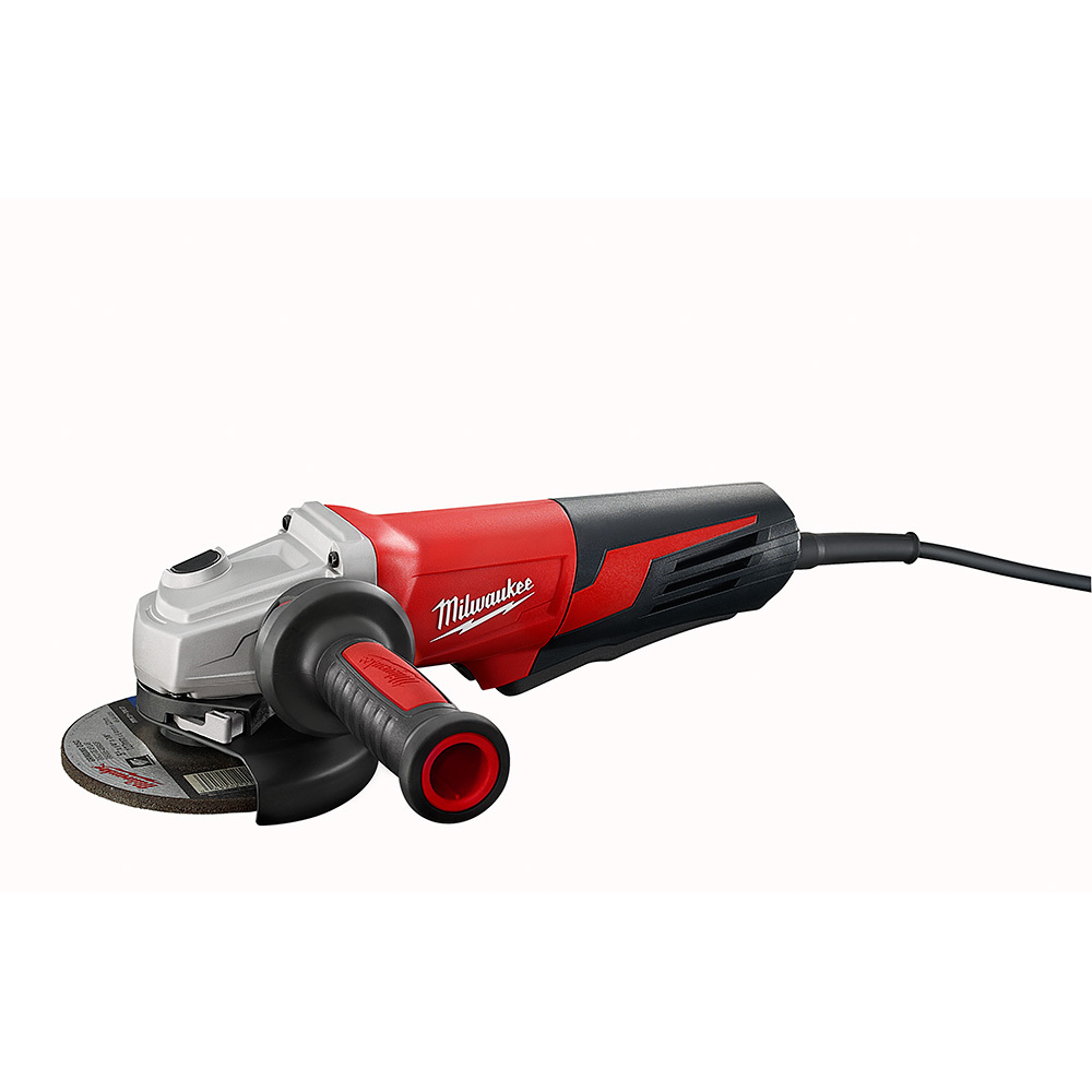 6117-30 Double Insulated Small Angle Grinder, 5 in Dia Wheel, 5/8-11 Arbor/Shank, 120 V AC, Black/Red