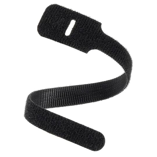 FO350-40-0 Ty-Rap Slotted Cable Tie, 13 in L x 1/2 in W x 1/16 in THK, Nylon/Polyethylene, Black