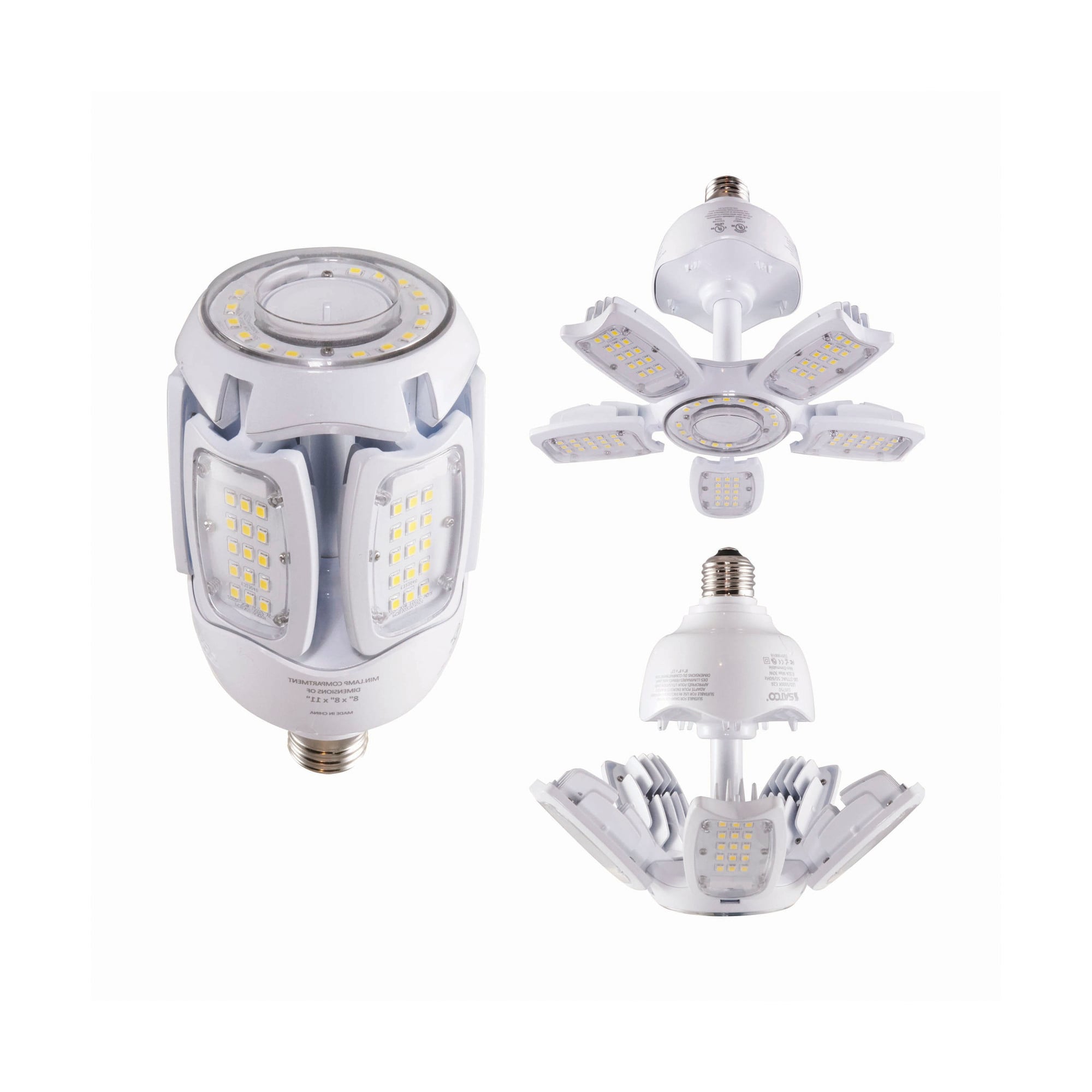 S39768 Type B Ballast Bypass Non-Dimmable LED HID Replacement Lamp, 30 W, 200 W Incandescent Equivalent, E26 Lamp, ED28 Shape, 3840 Lumens