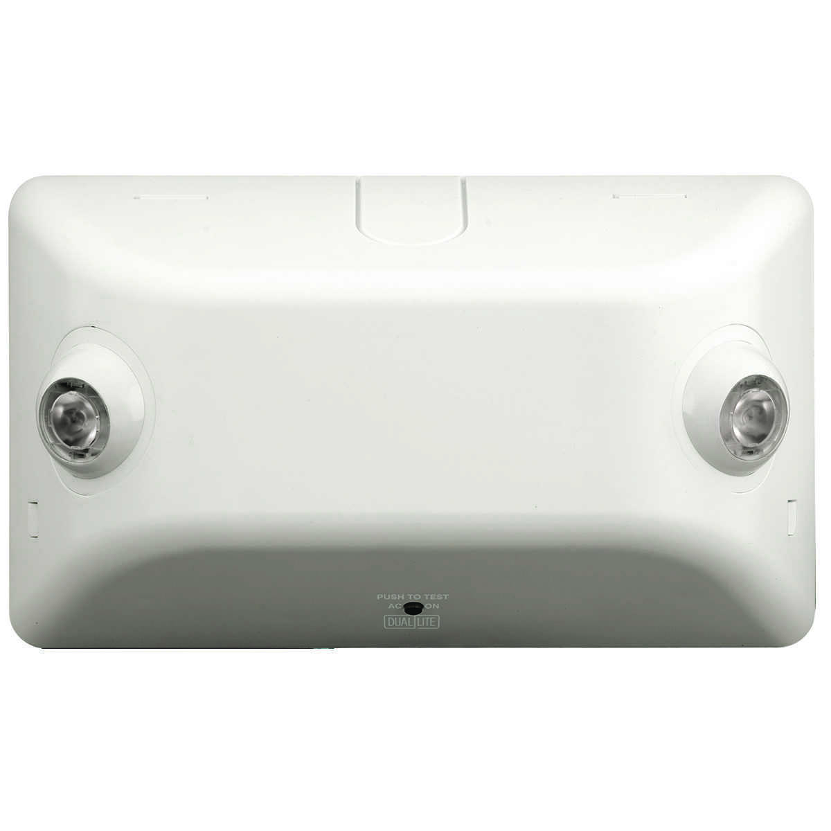 EV2DI EV Series Architectural Emergency Lighting Fixture, 1.10/1.43/1.45 W LED Lamp, 120/277 V AC, 2 Heads, Thermoplastic