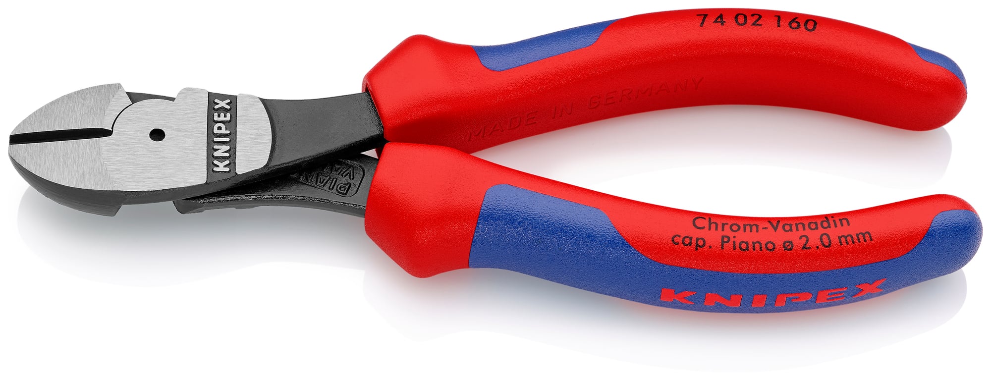 High Leverage Diagonal Cutters, 6 1/4 in., Multi-component, Polished
