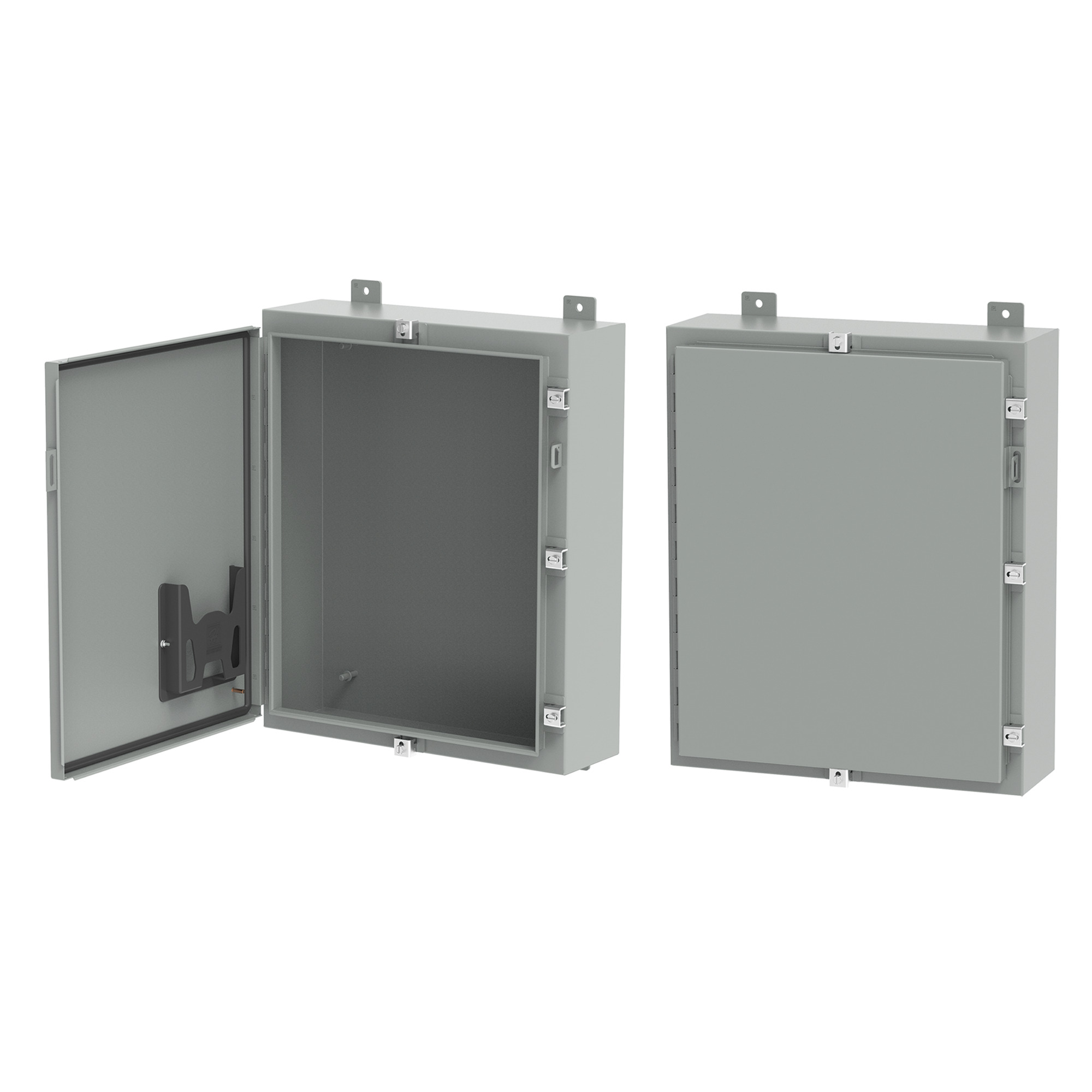 A36H30CLP A4 Series 1-Door Enclosure, 36 in L x 30 in W x 10 in D, NEMA 4/IP66 NEMA Rating, Steel