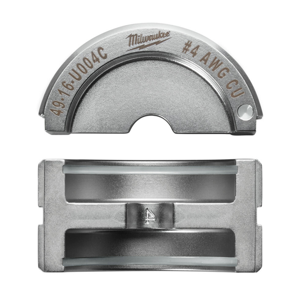 49-16-U004C M18 Force Logic U-Style Crimping Tool Die, 4 AWG Copper Cable, Aluminum