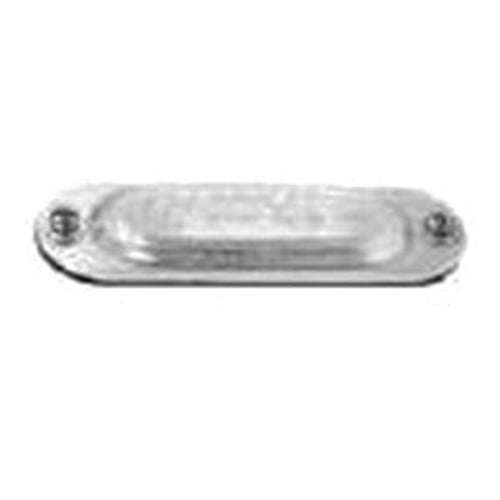 390IG Form-IN-Place Conduit Body Cover With Integral Gasket, 1 in Hub, For Use With FM9 Aluminum Unilet Conduit Outlet Bodies, Cast Aluminum, Natural