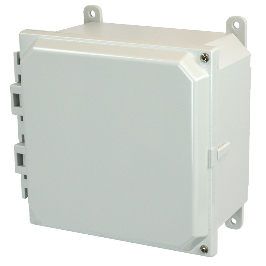 8X8X4 PC ENCL HNG SCR CVR FEET