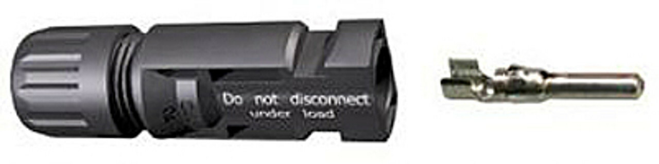 PV-KST4/8II-UR 8 AWG Male MC4 Barrel Crimp Connector