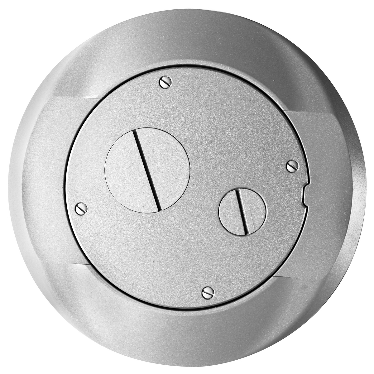 S1SPFFAL Fire-Rated Poke-Through Sub Plate, 8 in Dia, 2.41 in L, Cast Aluminum