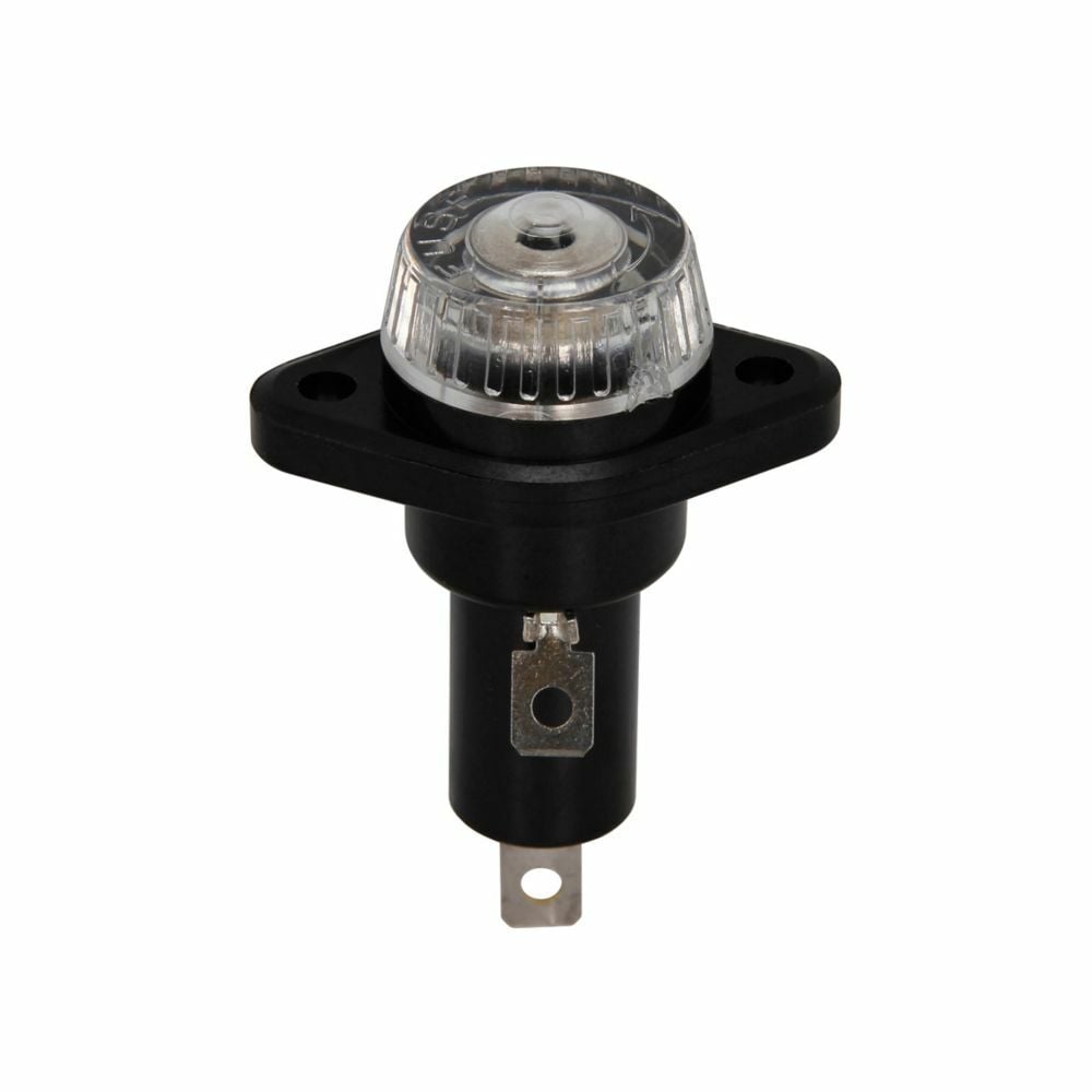 Eaton Bussmann series HPF panel mount fuse holder, Panel mount fuse holders, Branch Circuit Protection, 5 A, 1/2 inch quick connect terminal, Panel, 600 V