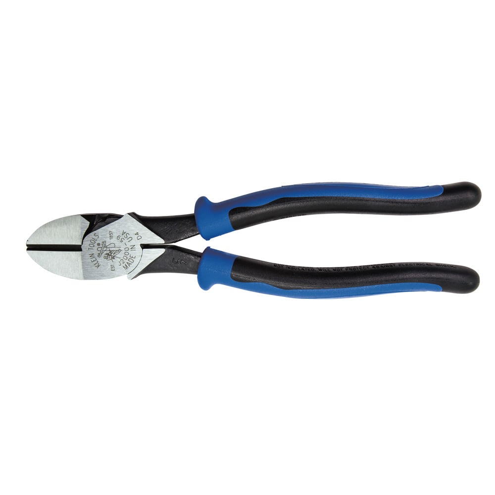 J2000-59 Journeyman 2000 Angled Head Heavy Duty Cutting Plier, 9/32 in Nominal, 1.25 in L x 1.203 in W x 0.625 in THK Jaw Steel Jaw, 9 in OAL