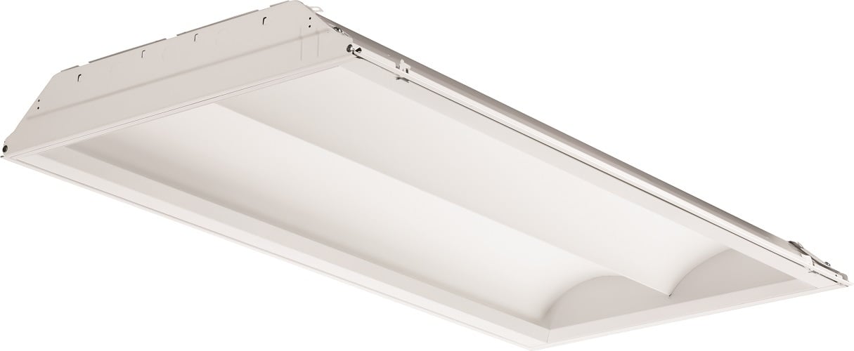 2BZL4 48L EZ1 LP840 Indoor Troffer, 46 W Fixture, 120 to 277 VAC, Steel Housing