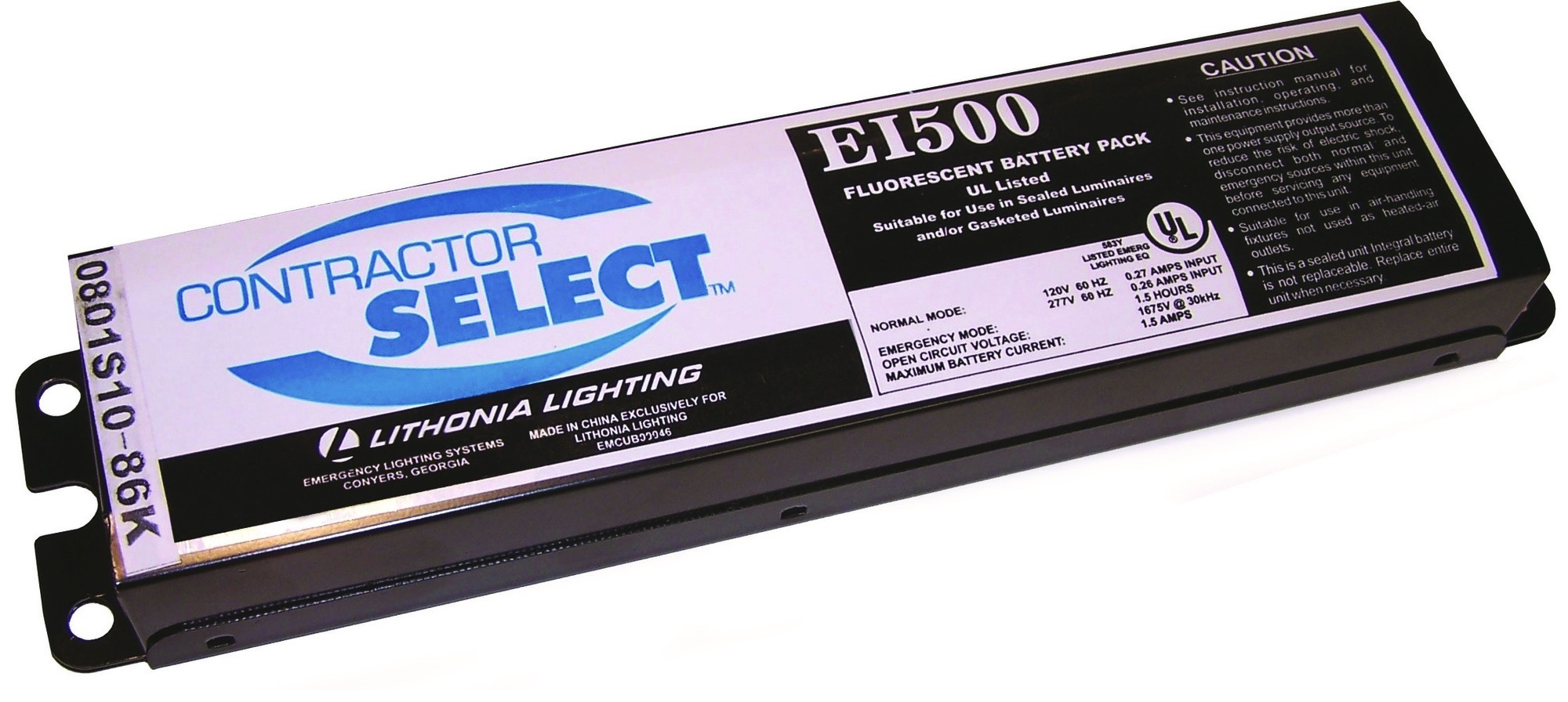 EI500 M12 EI500 Economy Grade Battery Pack, Nickel-Cadmium, 120/277 V AC Nominal, 2 W Nominal
