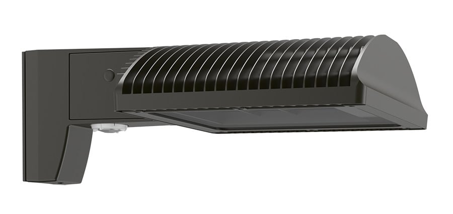 ALED3T105N/D10/WS2 Type III Area Lighting With 0 to 10 VDC Dimmable Driver, 20 ft Multi-Level Motion Sensor, 108 W Fixture, 120/208/240/277 VAC, Bronze Housing