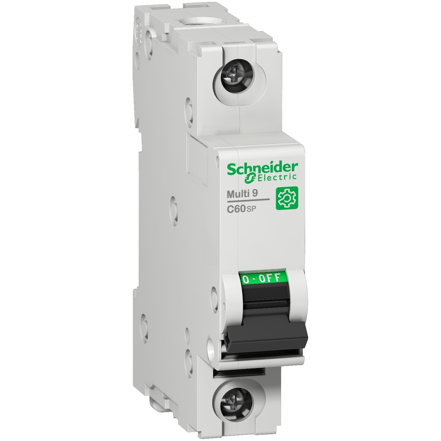 M9F22163 C60SP Multi-Standard Miniature Circuit Breaker, 240/415 V AC/60 V DC, 63 A, 5 kA Interrupt, 1 Poles, Thermal Magnetic Trip