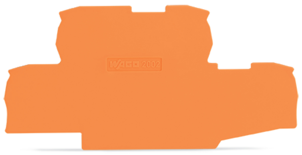 2002-2792 2002 End Plate, 2.03 in L x 0.03 in W x 3.64 in H, Polyamide