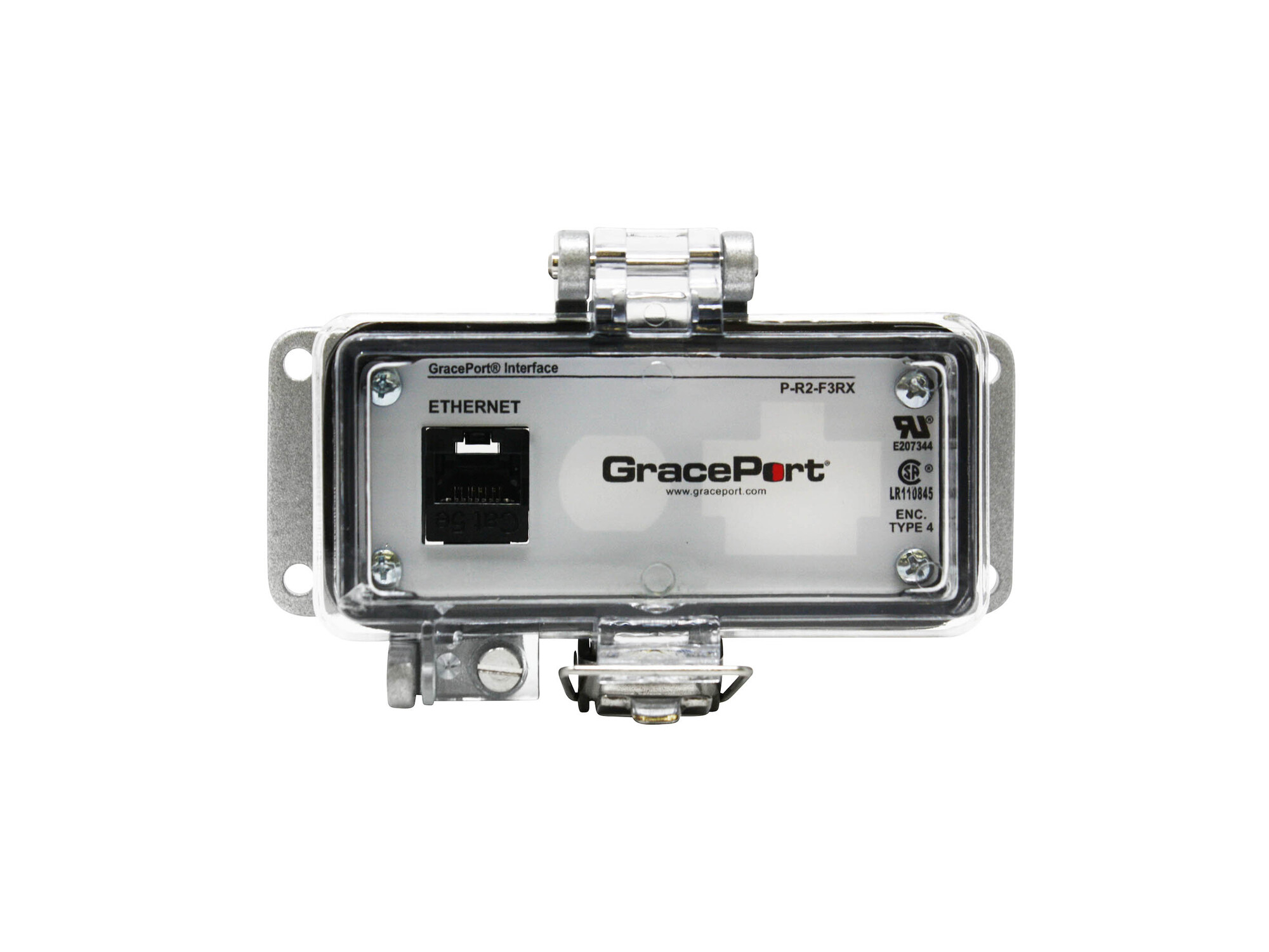 P-R2-F3RX Bulkhead Panel Interface Connector, Aluminum Housing