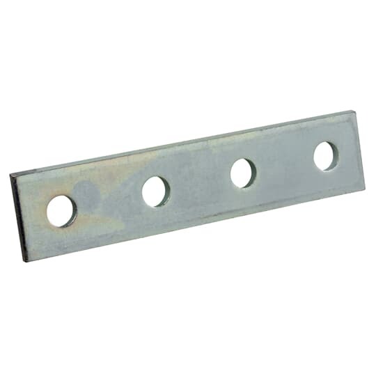 X-208-EG Superstrut Flat Plate Fitting, (5) Holes, 9-1/8 in L x 1-5/8 in W x 1/4 in THK, Steel