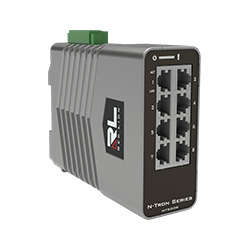 NT-5008-000-0000 Managed Network Switch, 10/100/1000BaseTX Interface, (8) RJ45 10/100/1000BaseT(X) Port